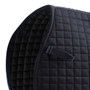 Premier Equine Close Contact Cotton Cross Country Saddle Pad in Navy - Front Detail