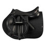 Premier Equine Close Contact Cotton General Purpose Saddle Pad in Black -  Lifestyle