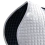 Premier Equine Close Contact Cotton General Purpose Saddle Pad in White -  Front Detail