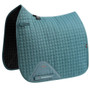 Premier Equine Close Contact Cotton Dressage Saddle Pad in Turquoise - Side