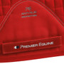 Premier Equine Close Contact Cotton Dressage Saddle Pad in Red - Side Detail