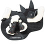 Premier Equine Close Contact Merino Wool European General Purpose Saddle Pad in Black/Natural Wool