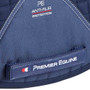 Premier Equine Close Contact Merino Wool European General Purpose Saddle Pad in Navy/Navy Wool - Side Detail