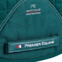Premier Equine Close Contact Merino Wool European General Purpose Saddle Pad in Grey/Black Wool - Side Detail