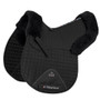 Premier Equine Merino Wool Half Lined General Purpose Numnah in Black/Black Wool - Side
