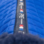 Premier Equine Merino Wool Half Lined General Purpose Numnah in Royal Blue/Navy Wool - Branding