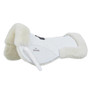 Premier Equine Merino Wool Half Pad in White/Natural Wool - Side