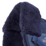 Premier Equine Merino Wool Half Pad in Navy/Navy Wool - Pommel Detail