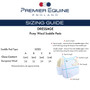 Premier Equine Pony Saddle Pad Size Guide