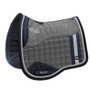 Premier Equine Azzure Anti Slip Satin Dressage Saddle Pad - Grey