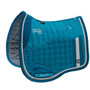 Premier Equine Azzure Anti Slip Satin Dressage Saddle Pad - Turquoise