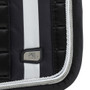 Premier Equine Azzure Anti Slip Satin Dressage Saddle Pad in Black - Detail/Branding