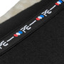 Premier Equine Air-Tech Shockproof Merino Wool Half Pad in Black/Natural Wool - Branding