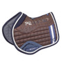 Premier Equine Azzure Anti Slip Satin General Purpose Saddle Pad - Brown