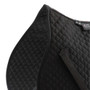 Premier Equine Pony Plain Cotton General Purpose Saddle Pad in Black - Wither