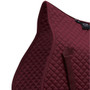 Premier Equine Pony Plain Cotton General Purpose Saddle Pad in Burgundy - Wither