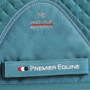 Premier Equine Pony Plain Cotton General Purpose Saddle Pad in Turquoise - Girth Strap