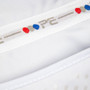 Premier Equine Tech Grip Pro Anti-Slip Correction Saddle Pad in White - Branding