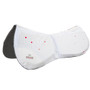 Premier Equine Tech Grip Pro Anti-Slip Correction Saddle Pad in White - Side