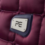Premier Equine Armada Close Contact General Purpose Saddle Pad - Wine - Logo Detail