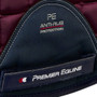 Premier Equine Armada Close Contact General Purpose Saddle Pad - Wine - Strap Detail