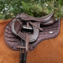 Premier Equine Armada Close Contact General Purpose Saddle Pad in Brown - Lifestyle