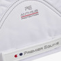 Premier Equine Sovereign Dressage Saddle Pad in White - Girth Strap