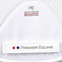 Premier Equine Airtechnology Anti Slip Dressage Saddle Pad in White - Side Detail