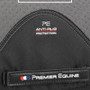 Premier Equine Airtechnology Anti Slip Dressage Saddle Pad in Grey - Side Detail