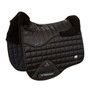Premier Equine Capella Close Contact Merino Wool Dressage Saddle Pad - Black/Black Wool