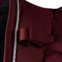 Premier Equine Saltare Close Contact General Purpose Saddle Pad - Wine - Tab Detail