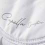 Premier Equine Capella Close Contact Merino Wool General Purpose Saddle Pad in White - Branding