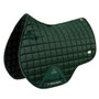 Premier Equine Alberta Close Contact Satin General Purpose Saddle Pad in Olive - Side