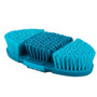 Premier Equine Soft-Touch Flexi Body Brush in Blue/Peacock - Bristle
