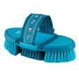 Premier Equine Soft-Touch Flexi Body Brush in Blue/Peacock - Handle