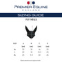 Premier Equine Atlas Fly Veil Size Guide
