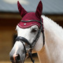 Premier Equine Salto Fly Veil in Wine - Lifestyle