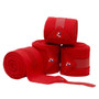 Premier Equine Polo Fleece Bandages in Red - Set of 4