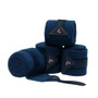 Premier Equine Polo Fleece Bandages in Navy - Set of 4