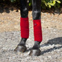 Premier Equine Polo Fleece Bandages in Red - Lifestyle