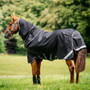 Horseware Rambo 1680D Plus Turnout Rug 50g - Black/Thunderstorm Grey