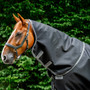 Horseware Rambo 1680D Turnout Hood 250g - Black/Thunderstorm Grey