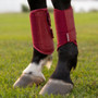 LeMieux Arika Mesh Brushing Boots in Ember - lifestyle image