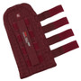 Premier Equine Waffle Quilted Double Locking Tail Guard in Burgundy - Open Outer SIDE
