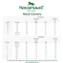 Horseware Rhino Turnout Hood 150g - Size Guide