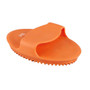 Premier Equine Rubber Curry Comb in Orange - Top