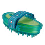 Premier Equine Curry Comb with Integrated Sponge in Med Blue/Peacock - Top