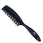 Premier Equine Soft-Touch Mane Comb with Handle in Navy