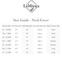 LeMieux Kudos Stable Neck Cover - Size guide