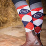 Premier Equine Adults 4 Season Socks in Classic Check - Lifestyle